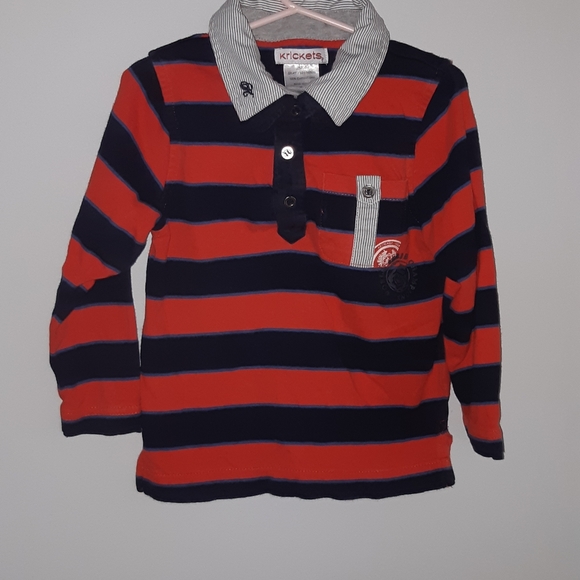 Krickets kids longue sleeve polo sweater Size 4T 101-103cm - Picture 1 of 6
